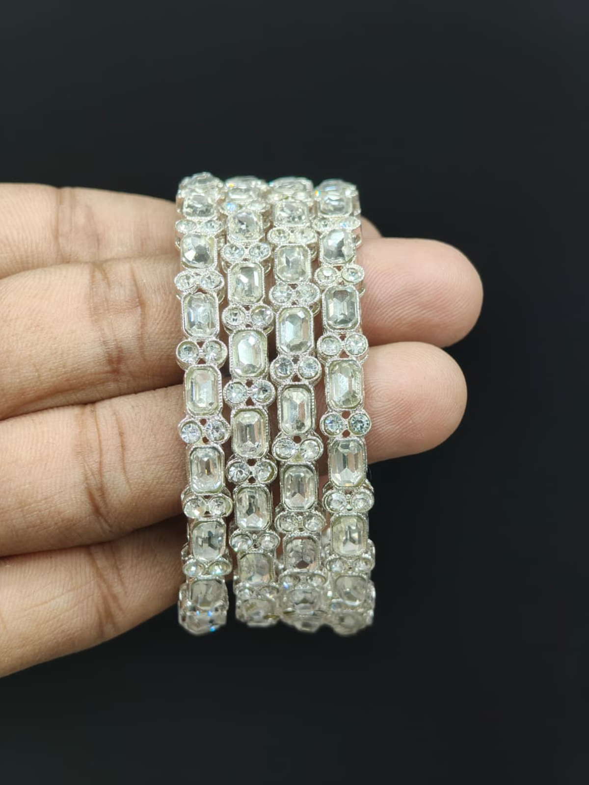 Silver Sparkle Bangle