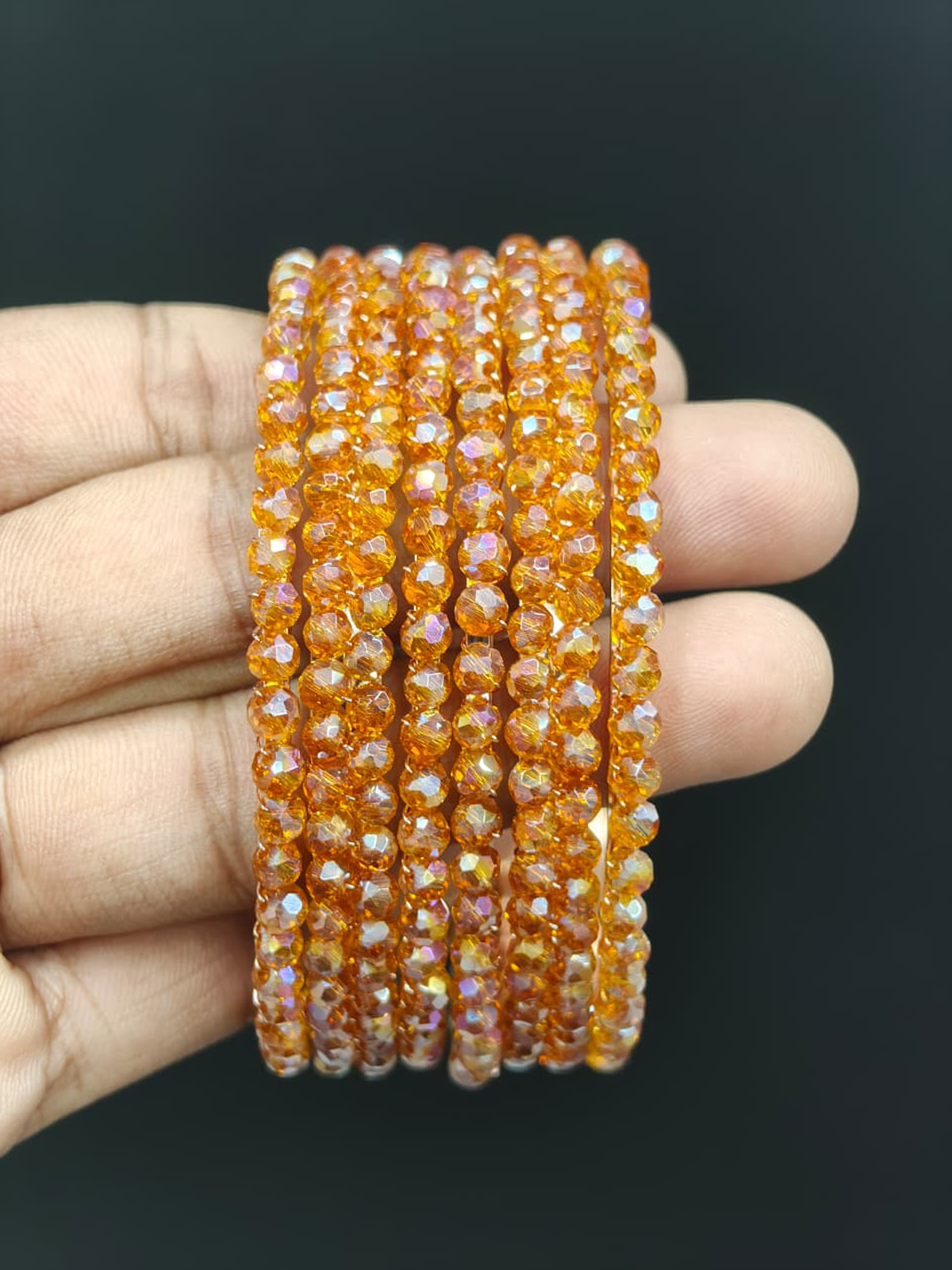 Golden Amber Bangle