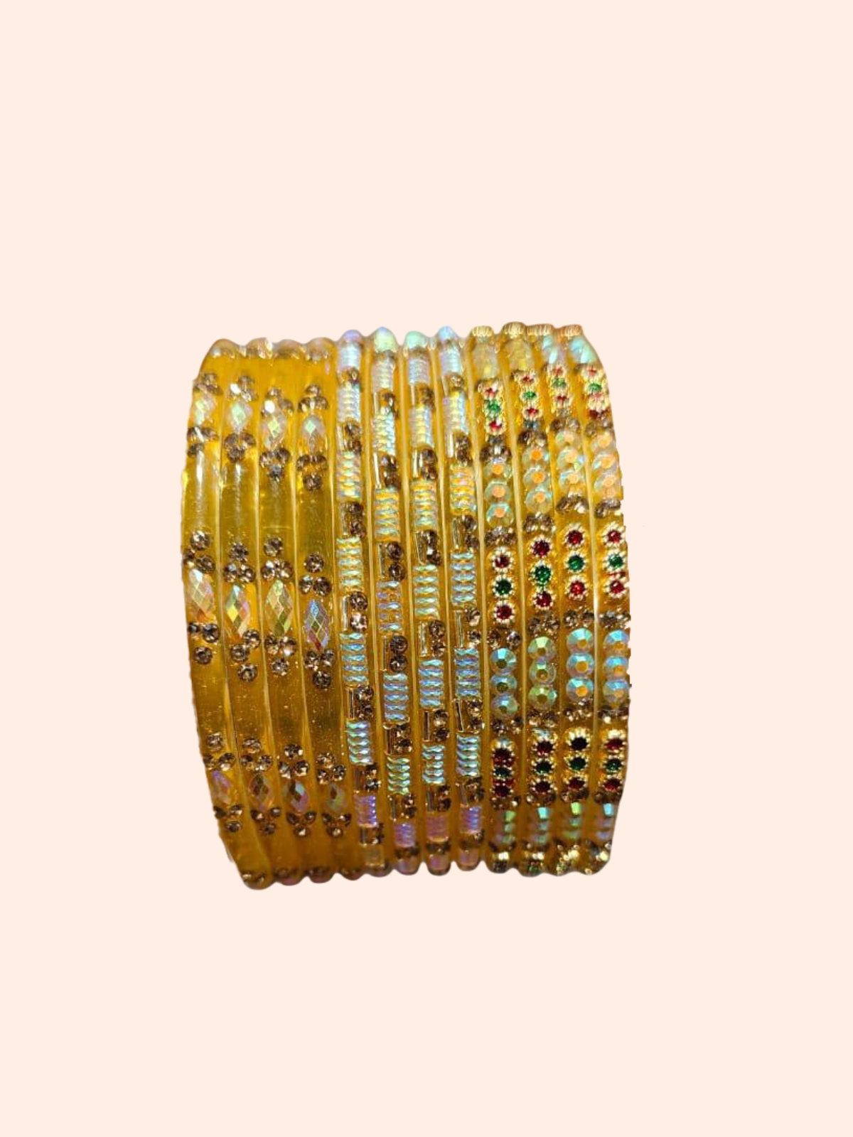 Crystal Gold Bangle