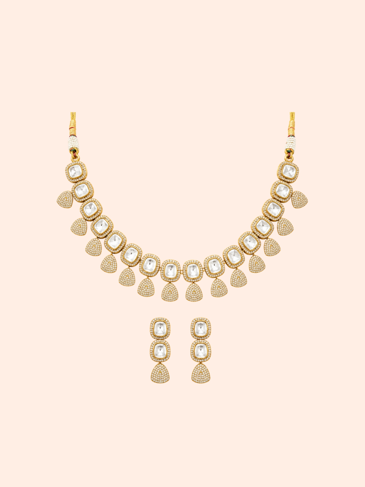 Golden Halo Necklace Set