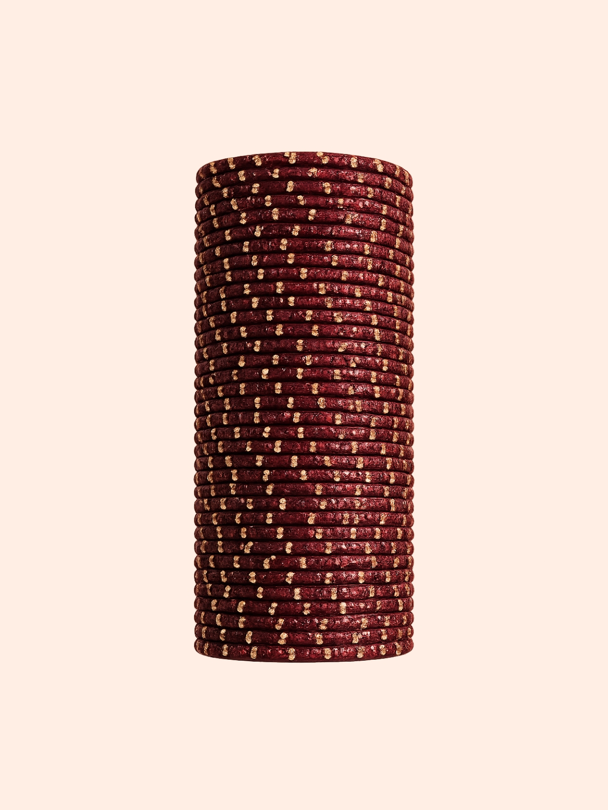Maroon Gold Sparkle Bangles