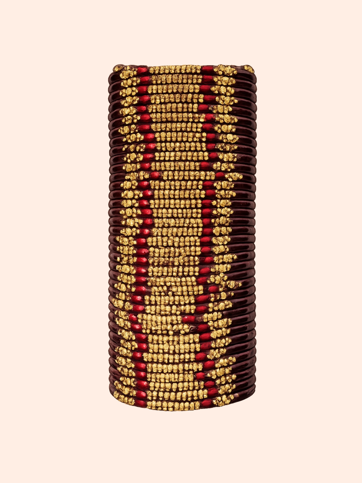 Burgundy Royal Embellished Bangles