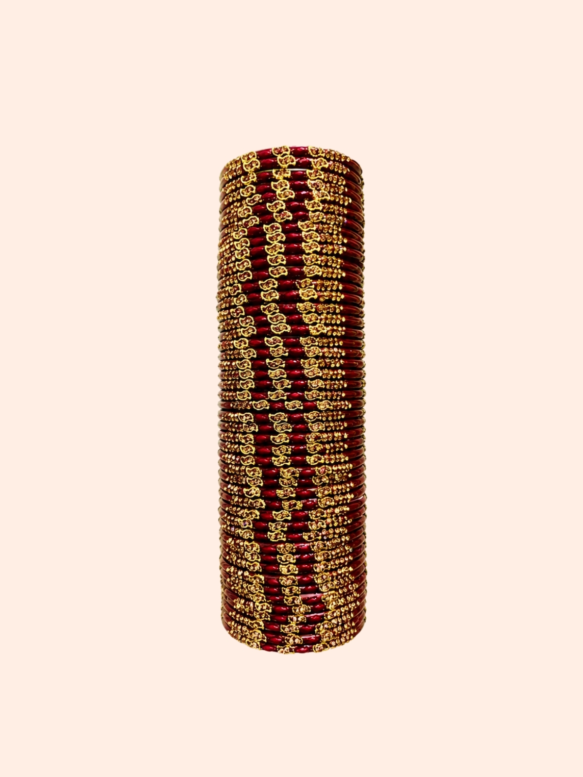 6.Ruby Glow Bangles