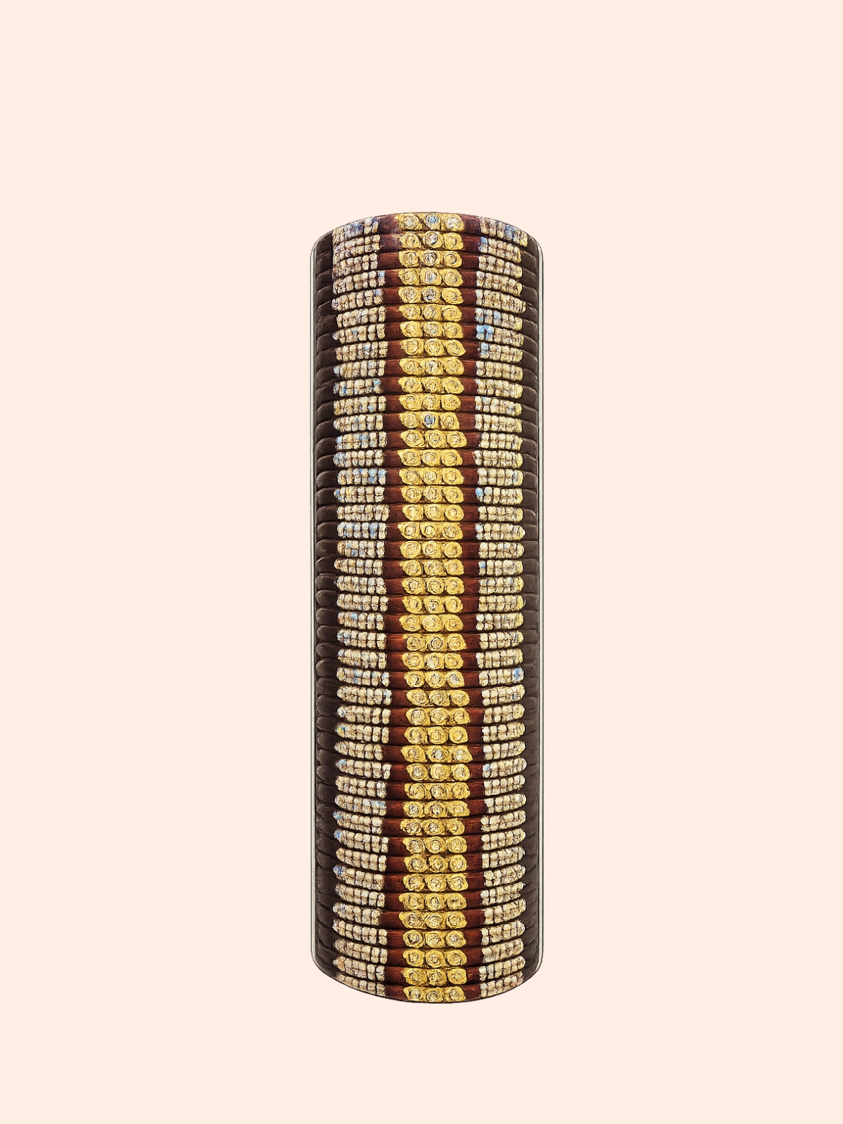Brown & Gold Stone Bangles