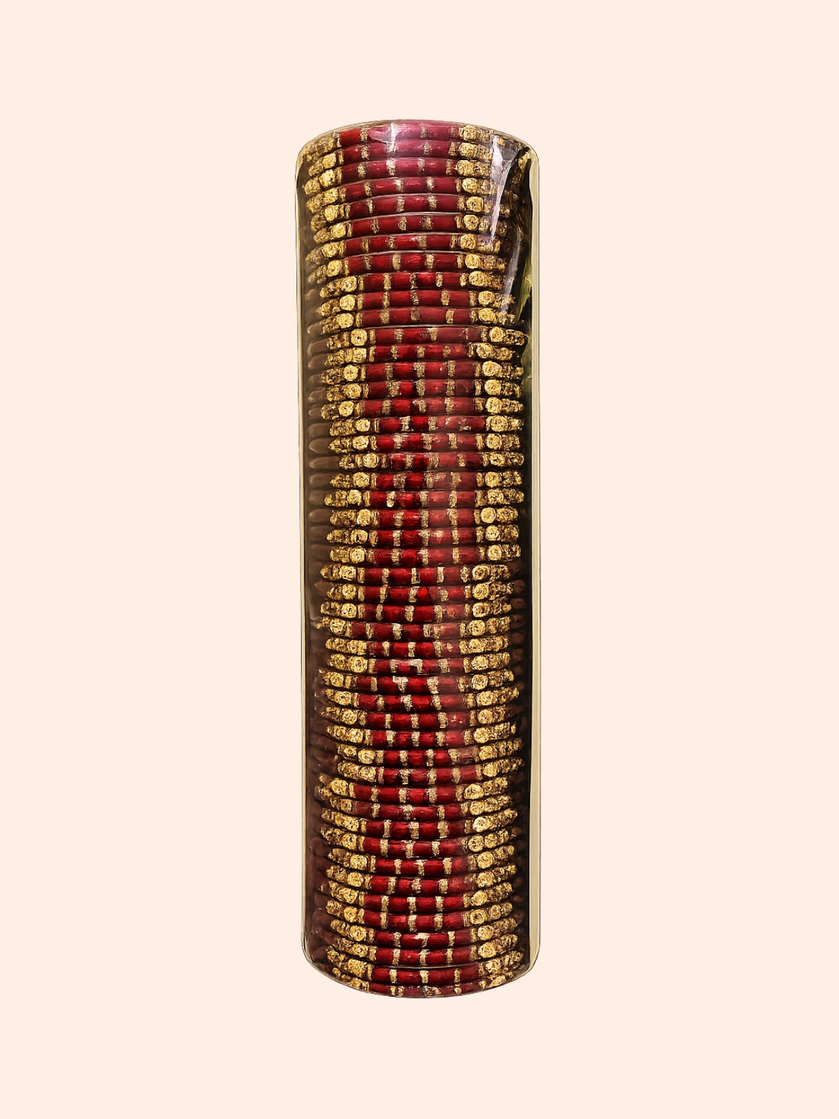 Maroon And Gold Bangles